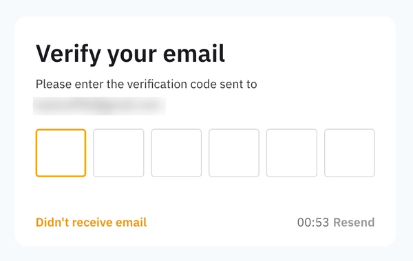 Bybit verification email page